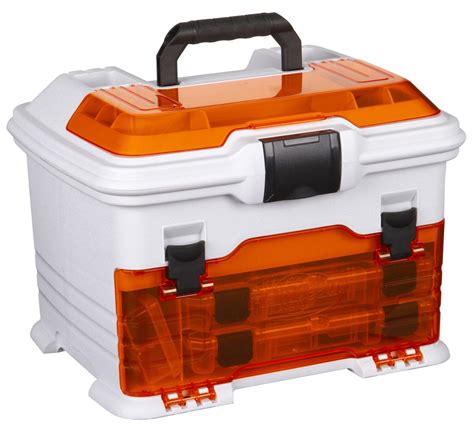 In green and sandstone; the 8616 includes adjustable dividers. . Tackle box walmart